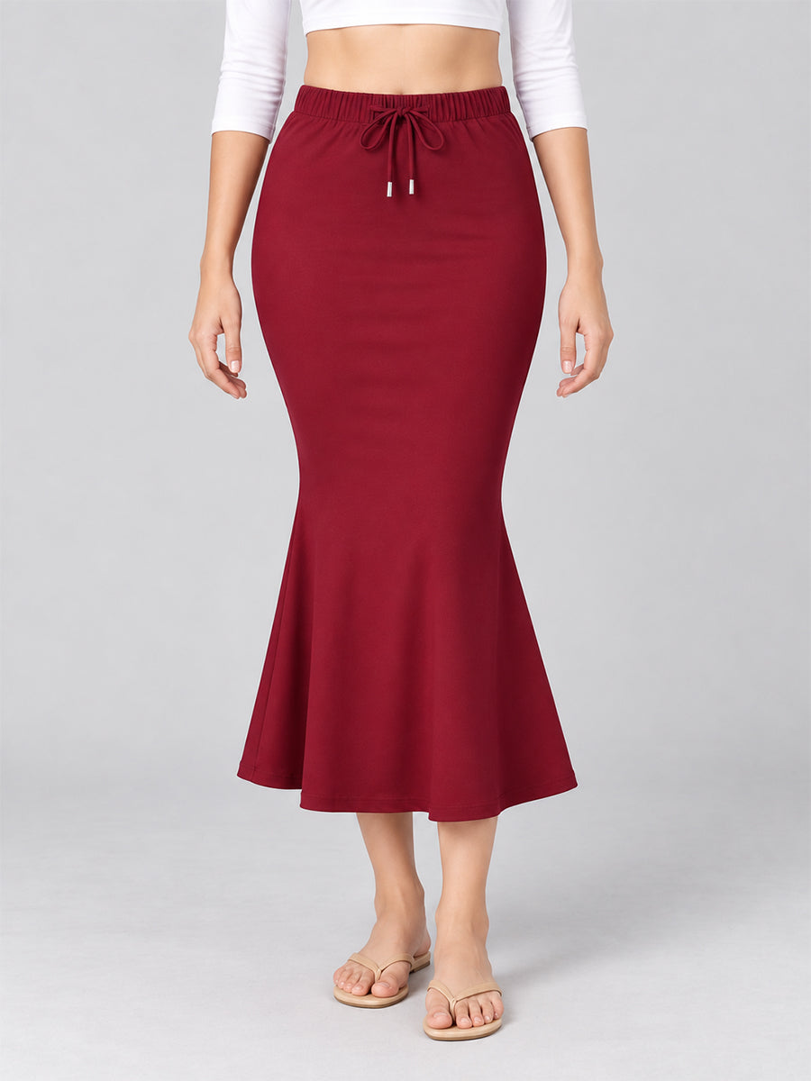 Saree Shape wear Wine