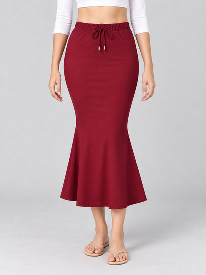Saree Shape wear Wine