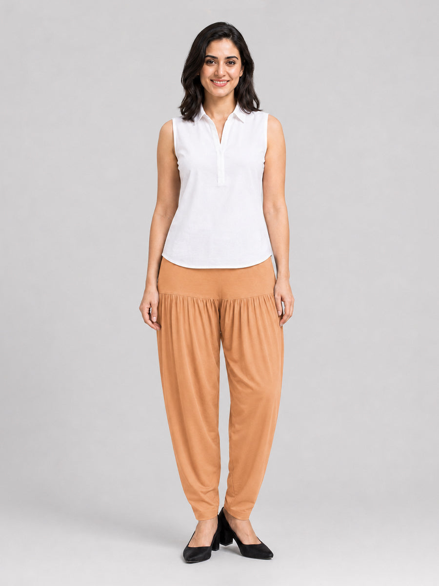 Stone Cotton Patiala Pants