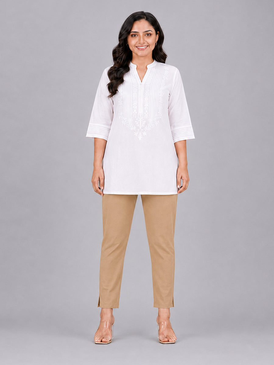 New Skin Woven Kurti Pant