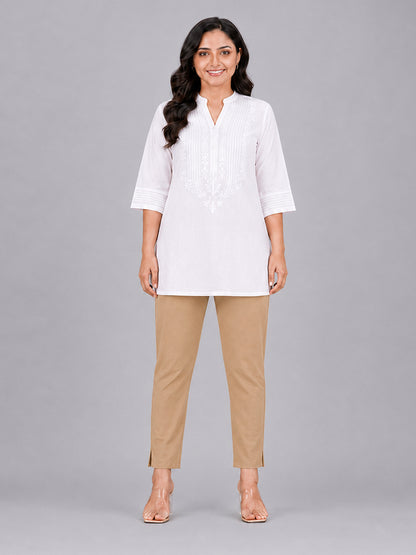 New Skin Woven Kurti Pant