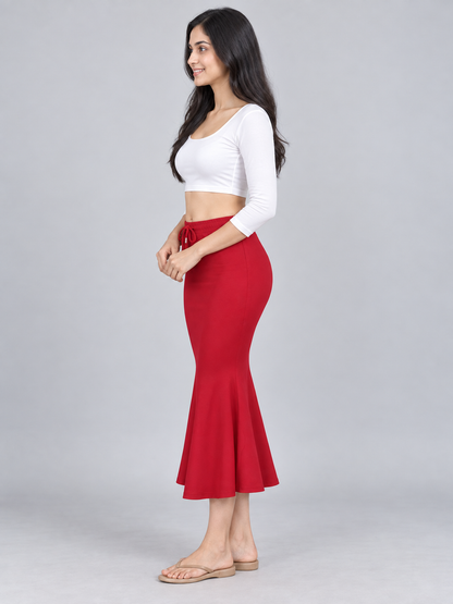 Saree Shape wear Red