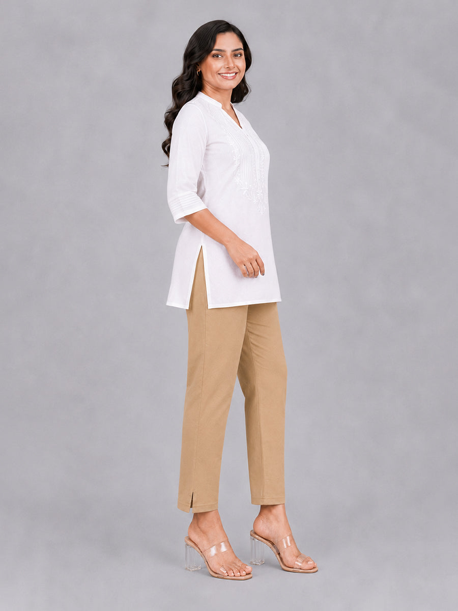 New Skin Woven Kurti Pant