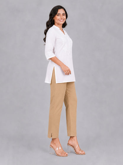 New Skin Woven Kurti Pant