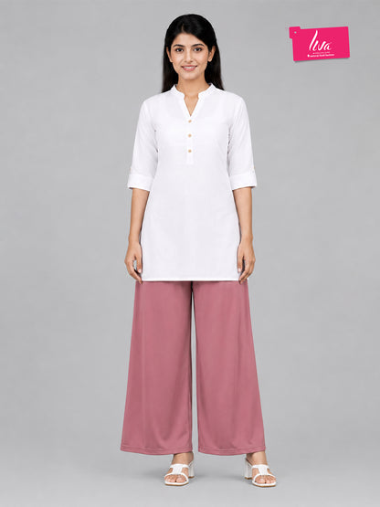 Dark Rose Rayon Palazzo