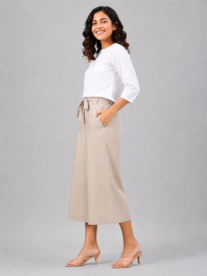 Rayon Culottes Black Tapiaco