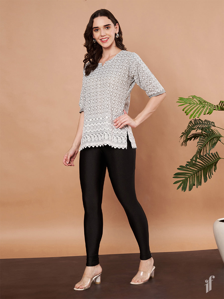 Black Shimmer Leggings