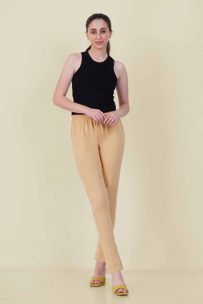 Skin-Tone Kurti Pant