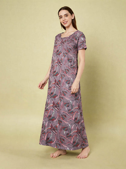 Leaf Print Nighty