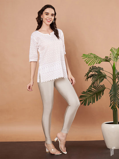 Silver Shimmer Leggings