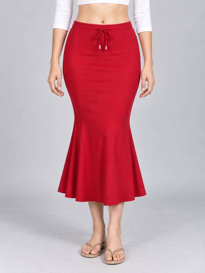 Saree Shape wear Red