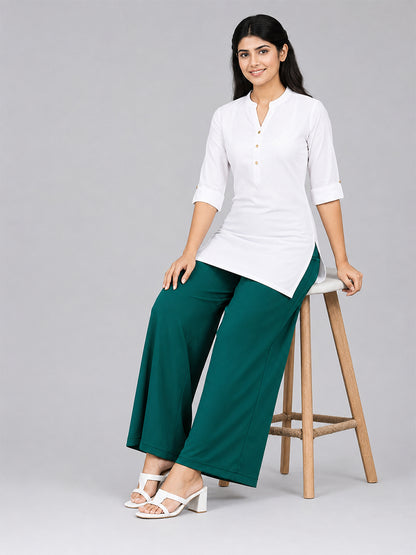 N Green Rayon Palazzo