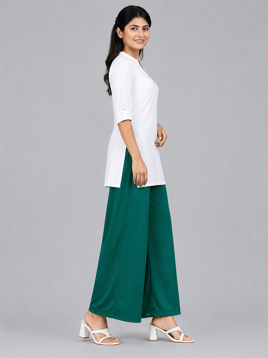 N Green Rayon Palazzo