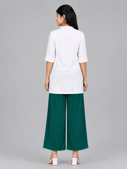 N Green Rayon Palazzo