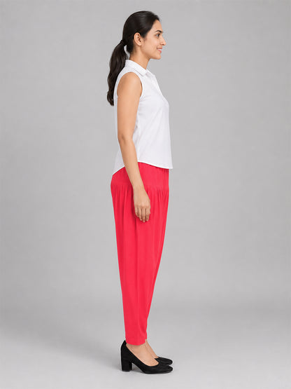 Dark Rani Cotton Patiala Pants