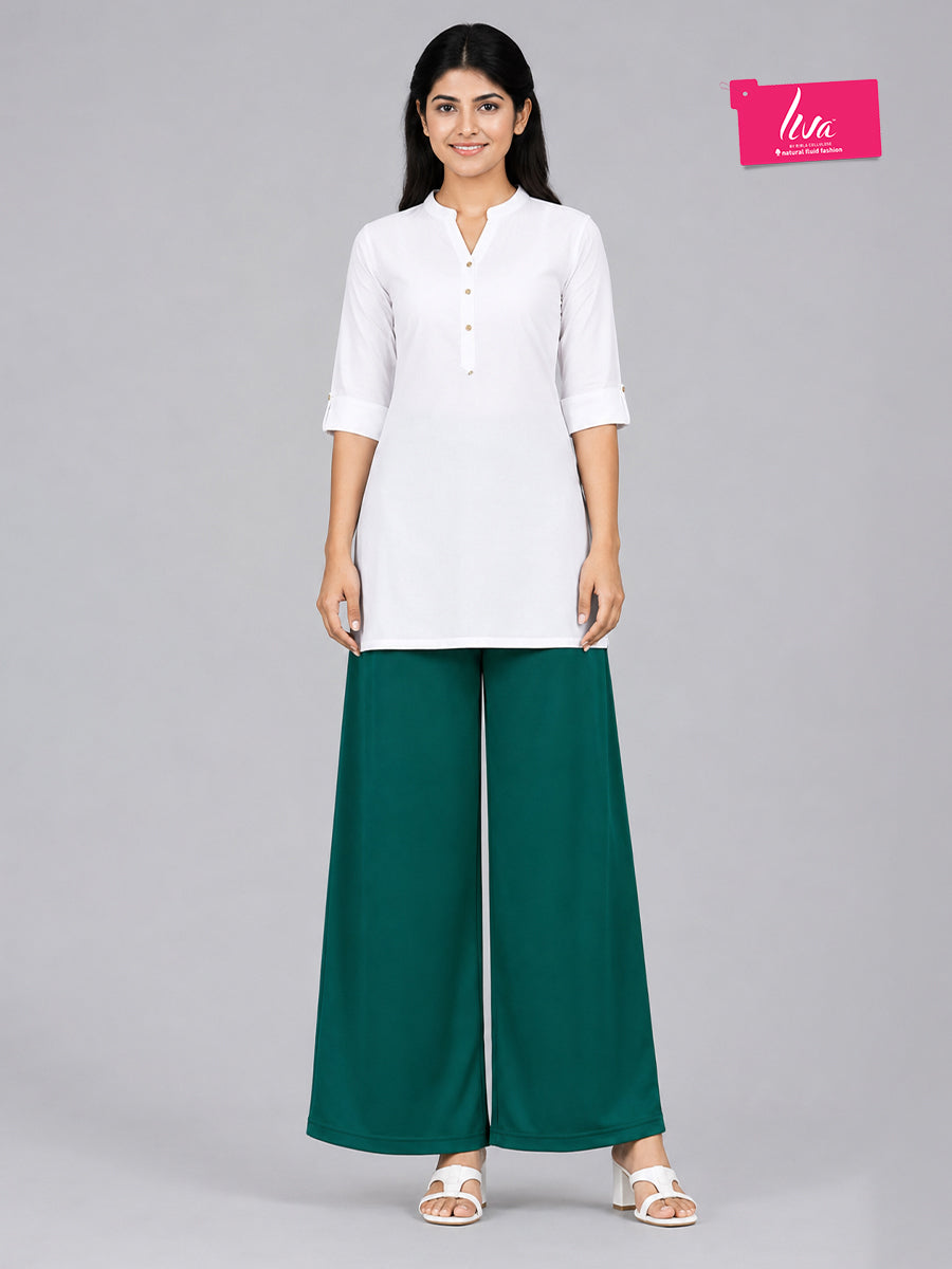 N Green Rayon Palazzo