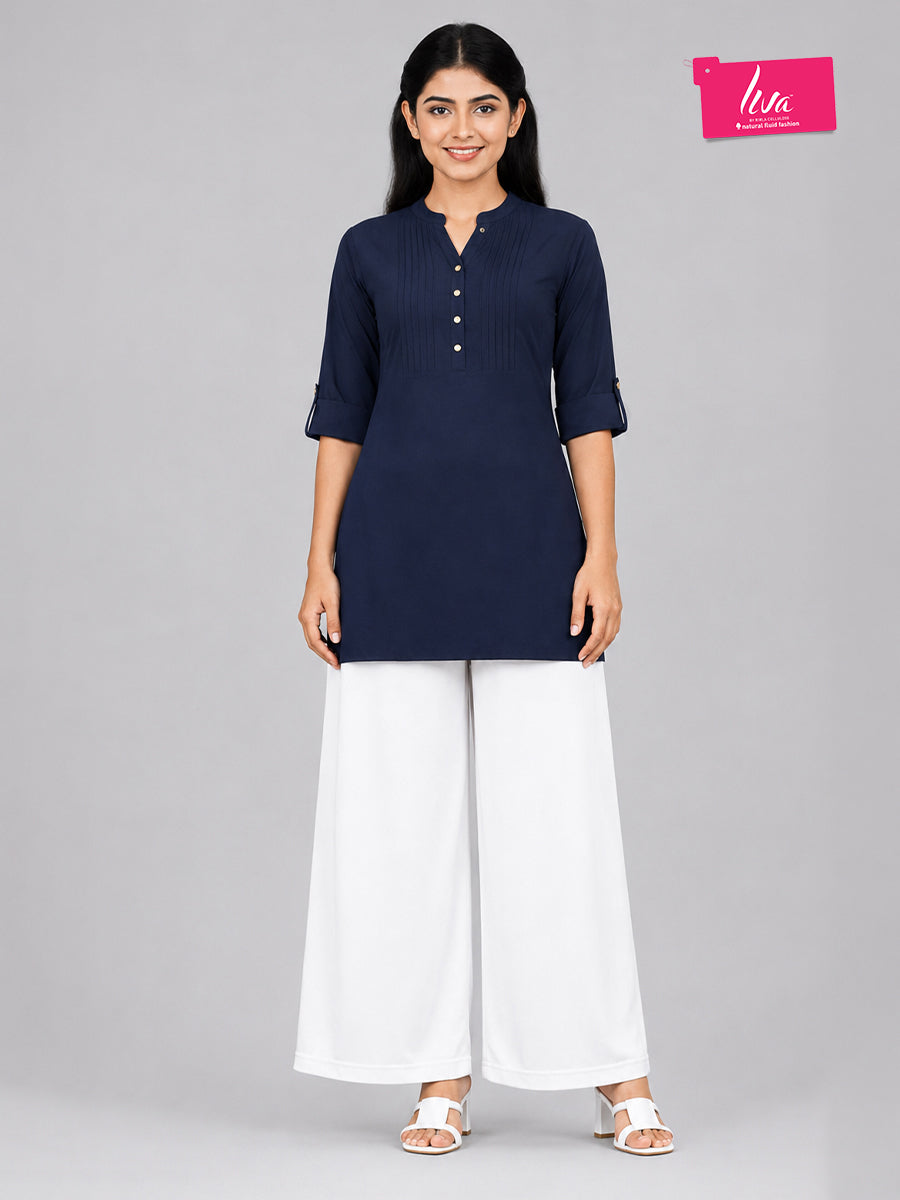 Angelic White Rayon Palazzo