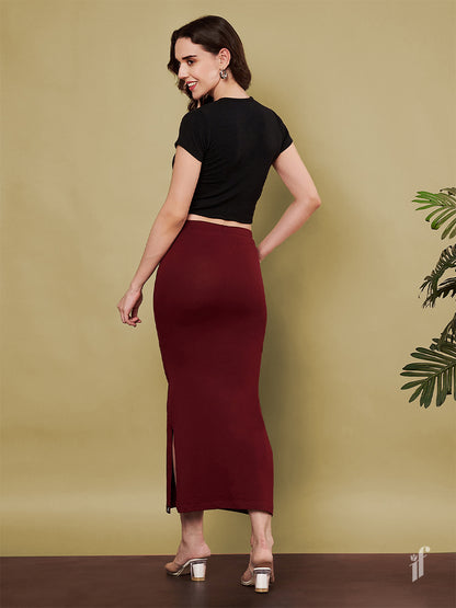 Maroon Saree Shapewear