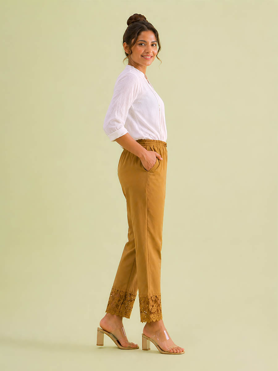 Skin Lace Kurti pant