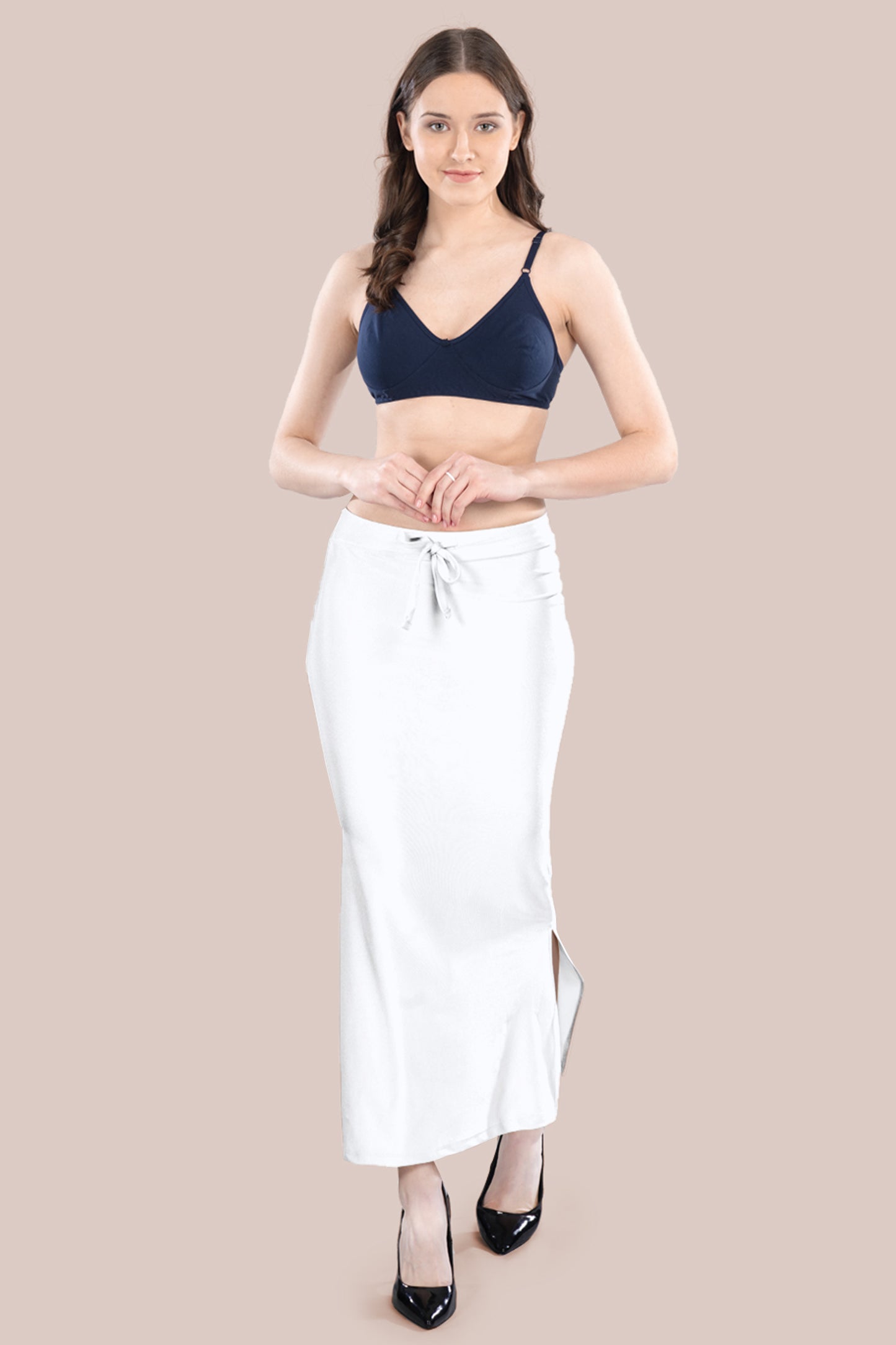 White Saree Shapewear