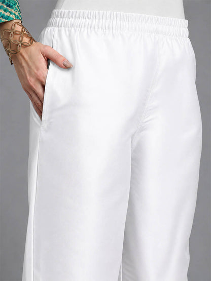 Silky Kurti Pant White