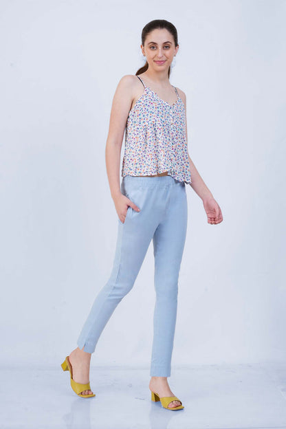Sky Blue Kurti Pant