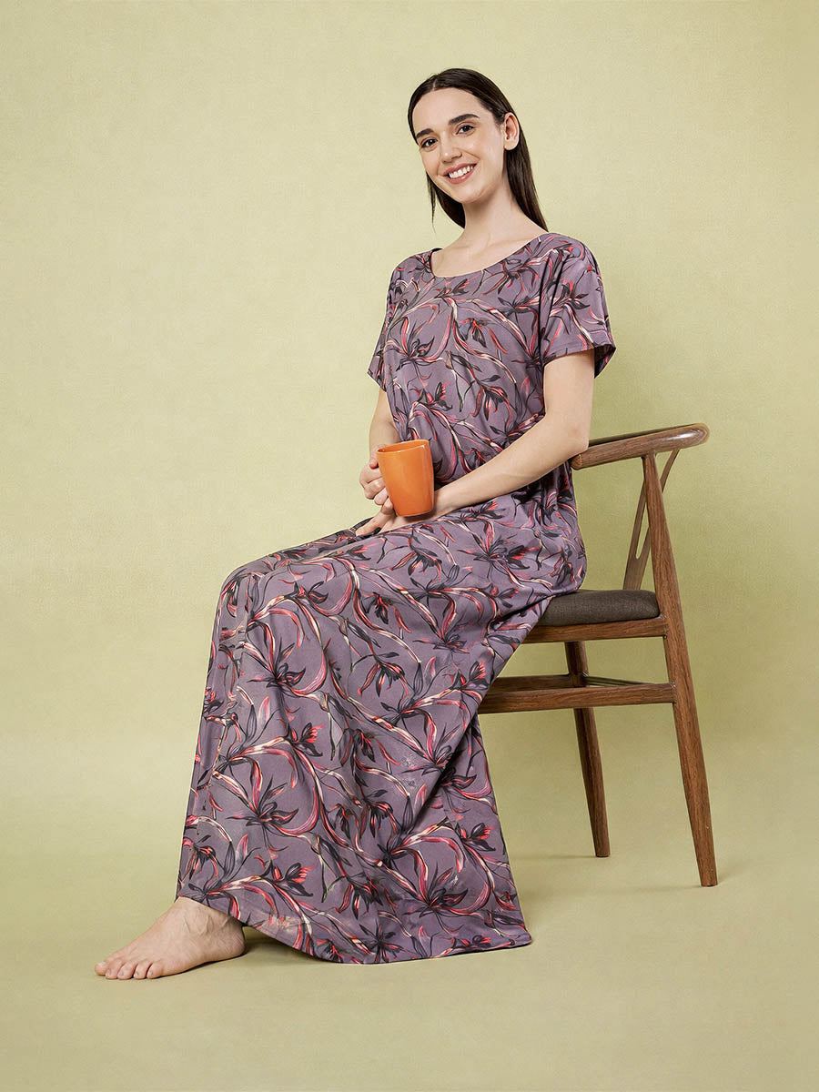 Leaf Print Nighty