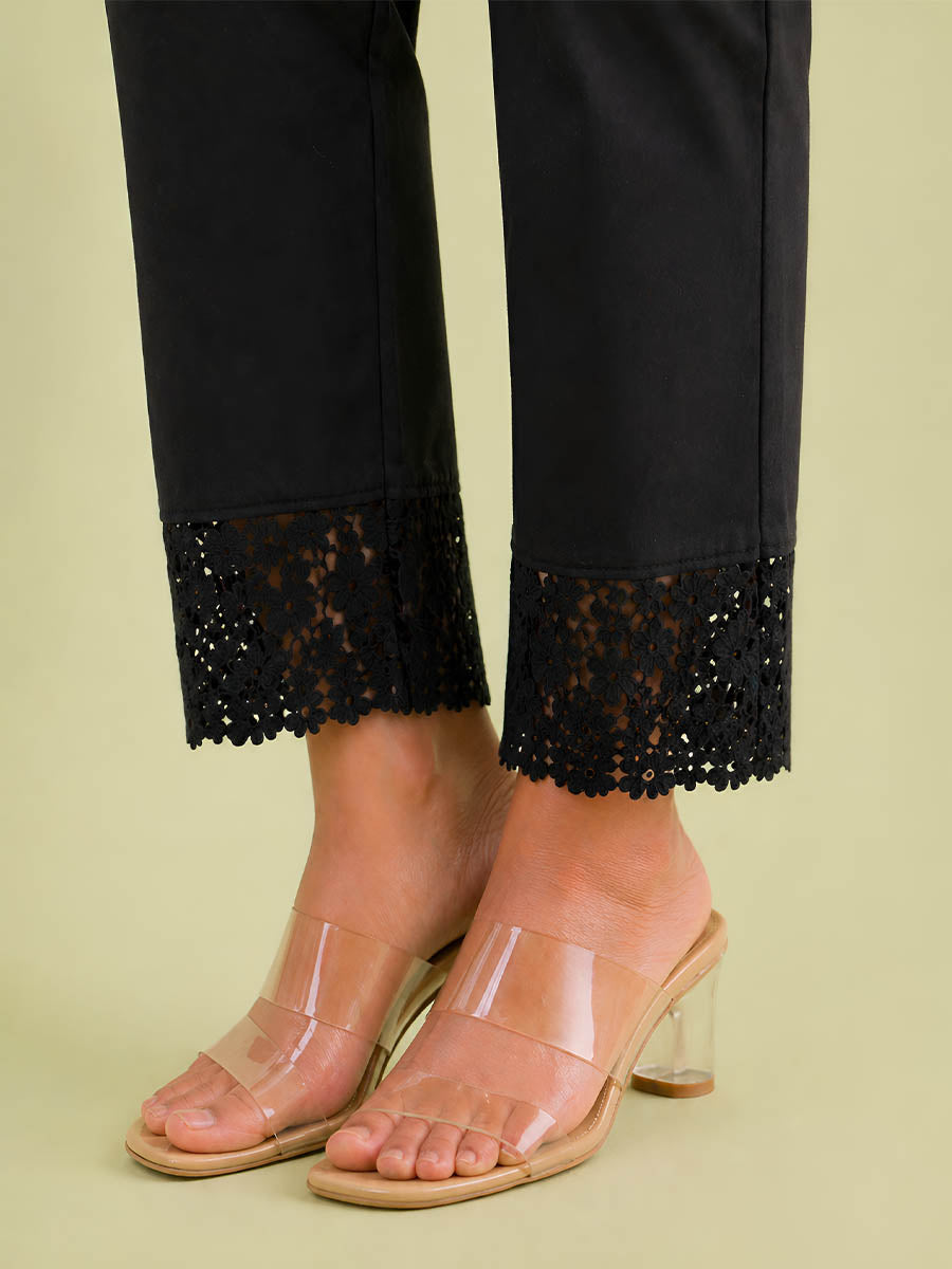 Black Lace Kurti Pant