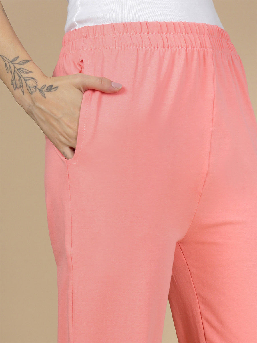 Tea Rose Knitted Kurti Pant