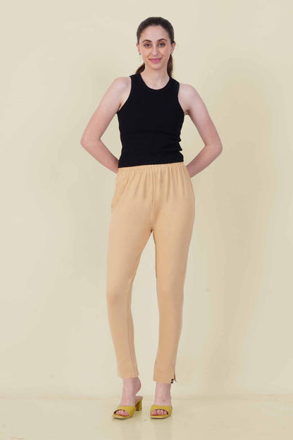 Skin-Tone Kurti Pant