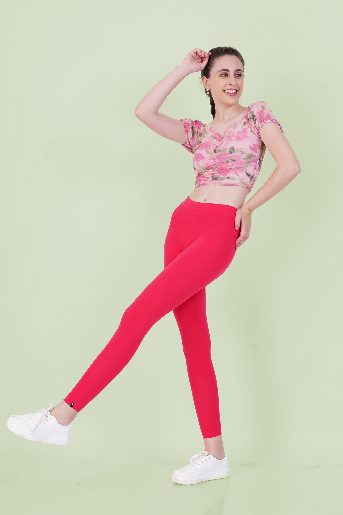 Gajari Cotton Ankle Leggings