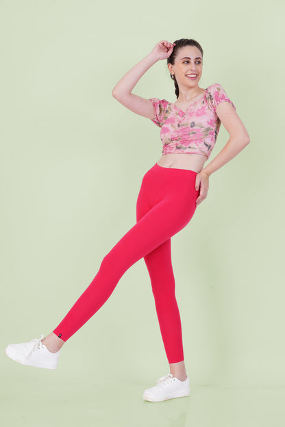 Gajari Cotton Ankle Leggings