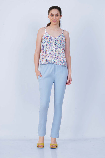 Sky Blue Kurti Pant