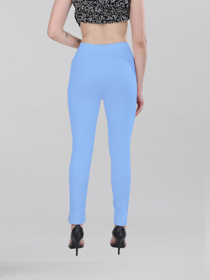 Sky blue Woven Kurti Pant (Buy 1 & Get 1 Free)