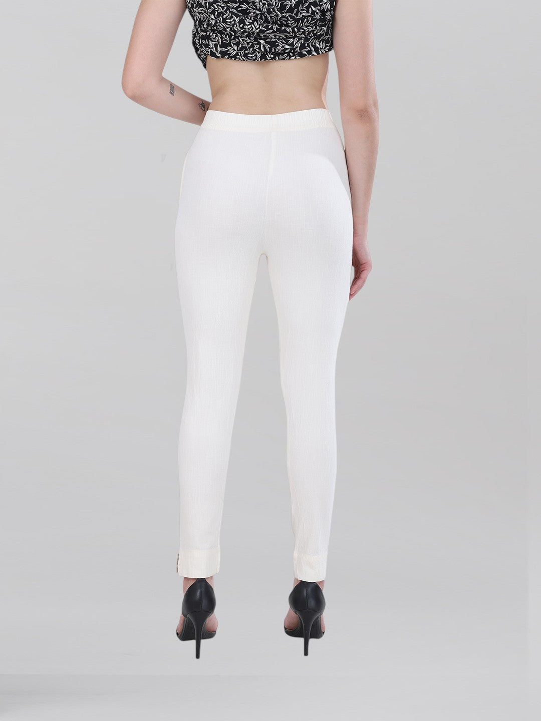 Cream Woven Kurti Pant (Buy 1 & Get 1 Free)