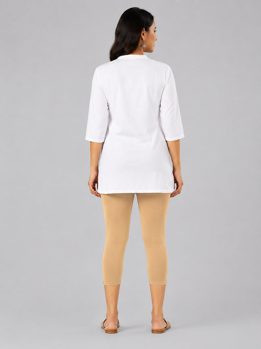 Pear Bleeze Viscose Capri Leggings