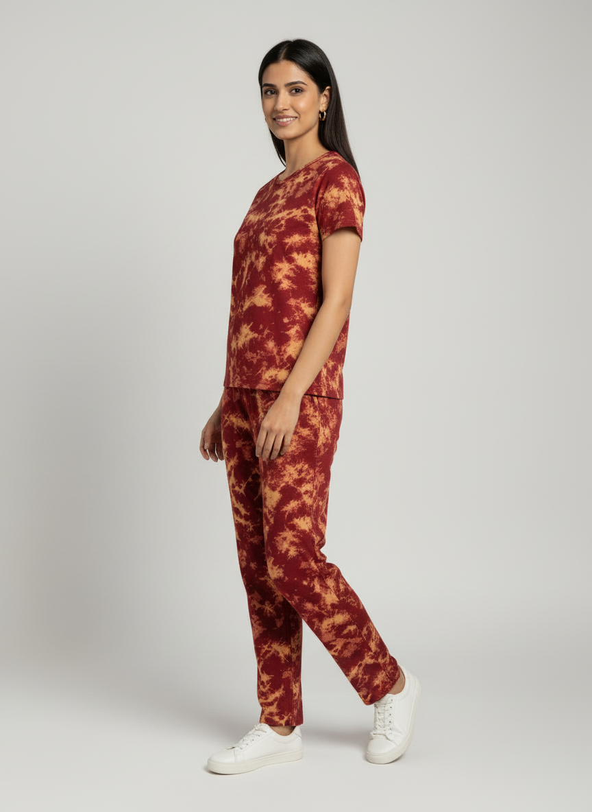 Printed Pyjama Co-ord Set