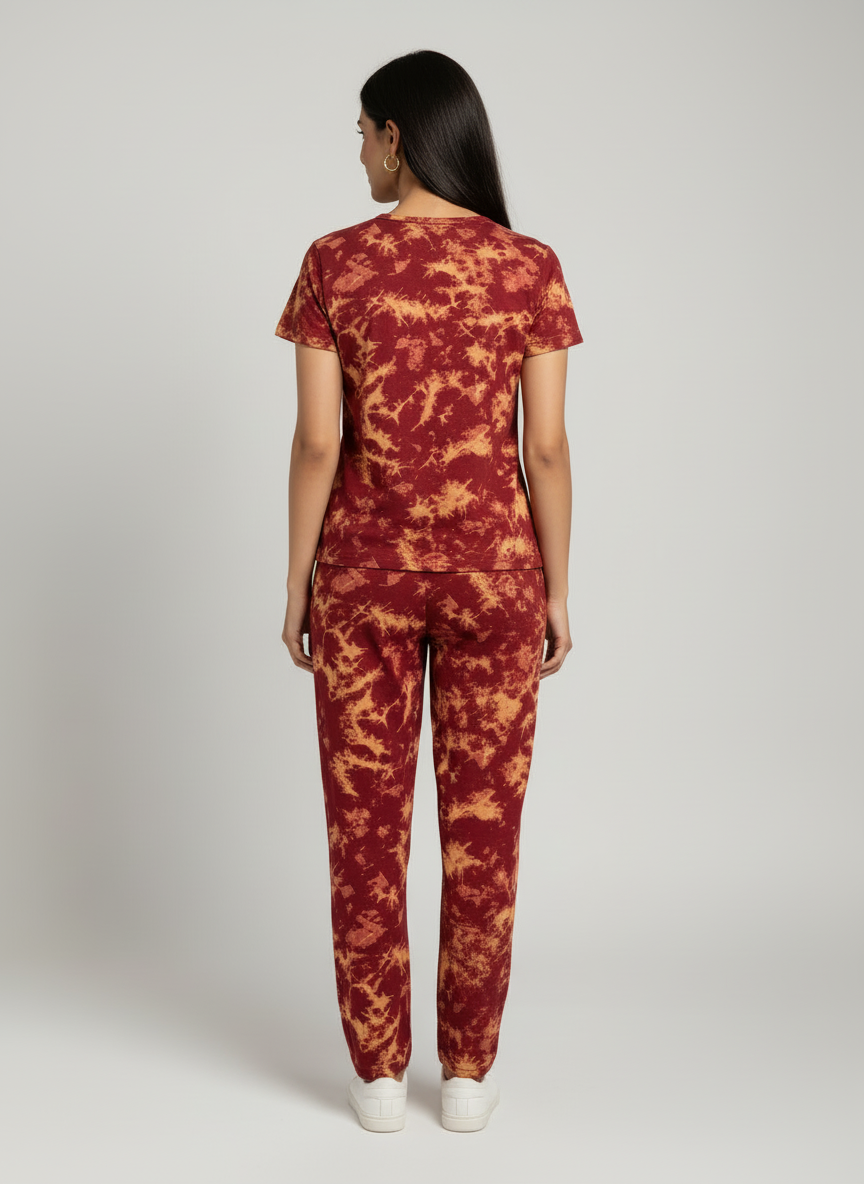 Printed Pyjama Co-ord Set