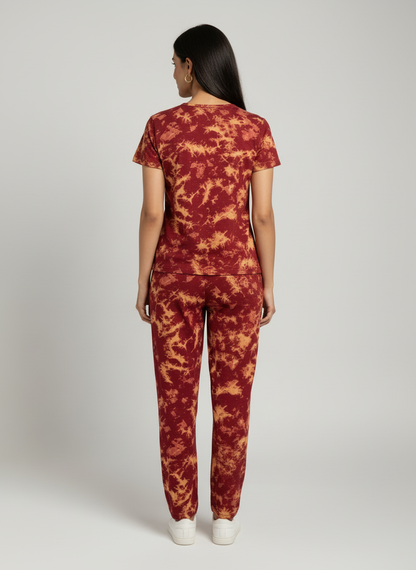 Printed Pyjama Co-ord Set