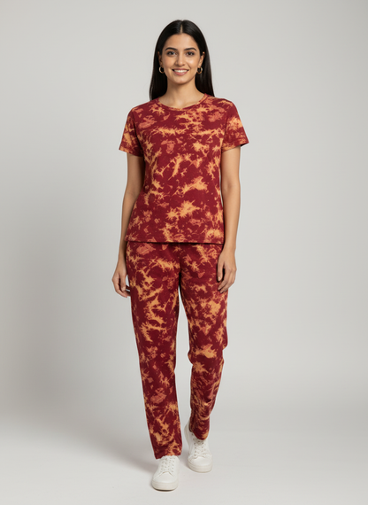 Printed Pyjama Co-ord Set