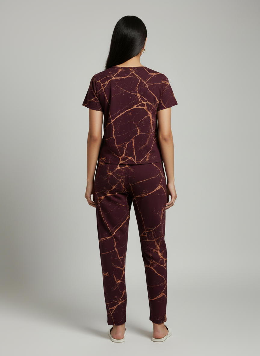 Printed Pyjama Co-ord set