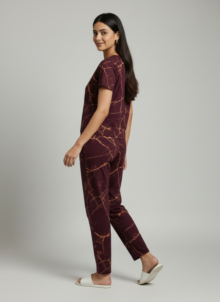 Printed Pyjama Co-ord set