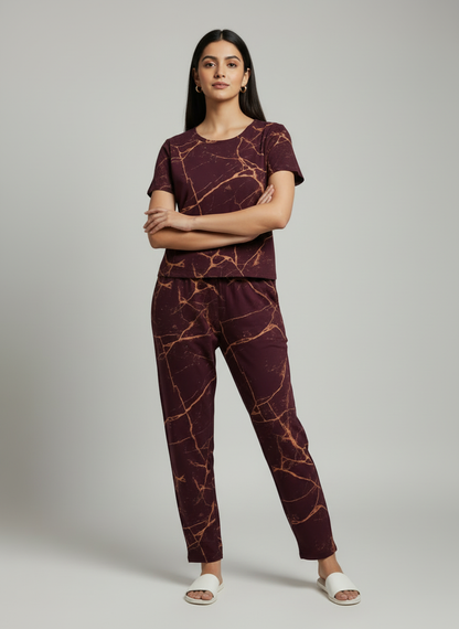 Printed Pyjama Co-ord set