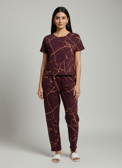 Printed Pyjama Co-ord set