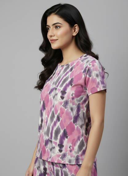 Printed Pyjama Co-ord set