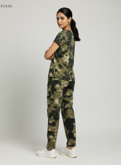 Printed Pyjama Co-ord set