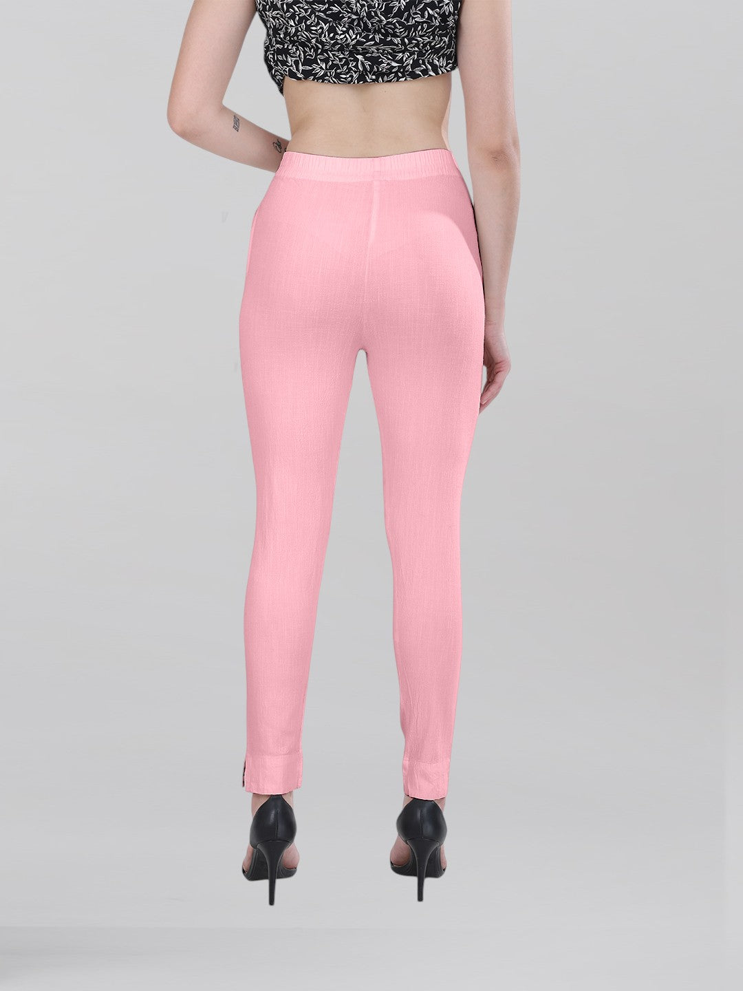 Pink Woven Kurti Pant (Buy 1 & Get 1 Free)