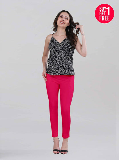 Rani rose Woven Kurti Pant (Buy 1 & Get 1 Free)