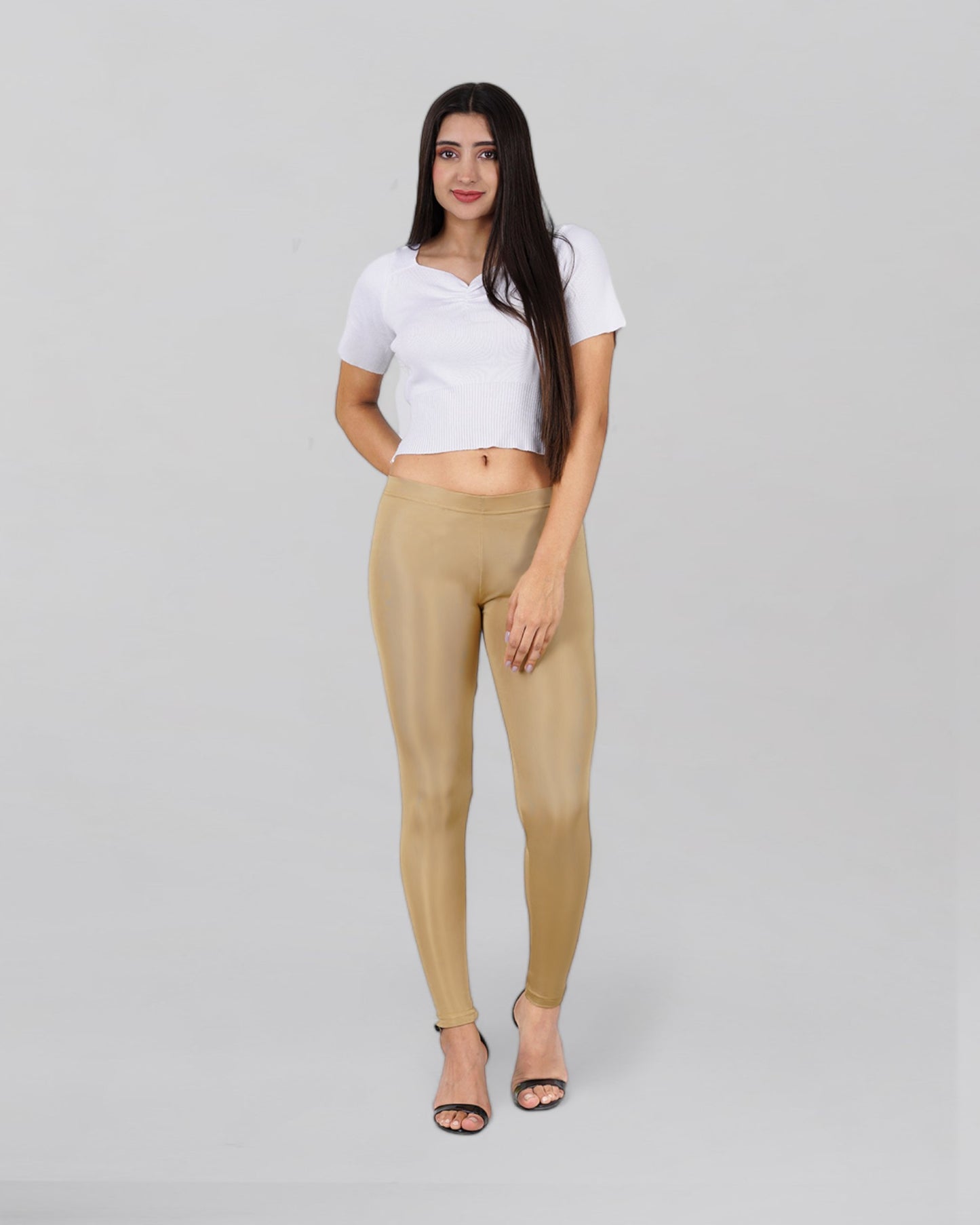 Gold Delight Shimmer Leggings