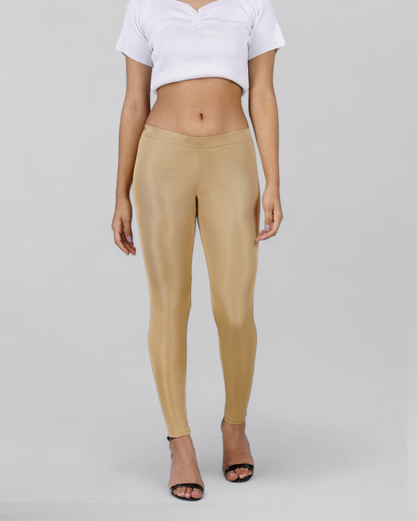 Gold Delight Shimmer Leggings